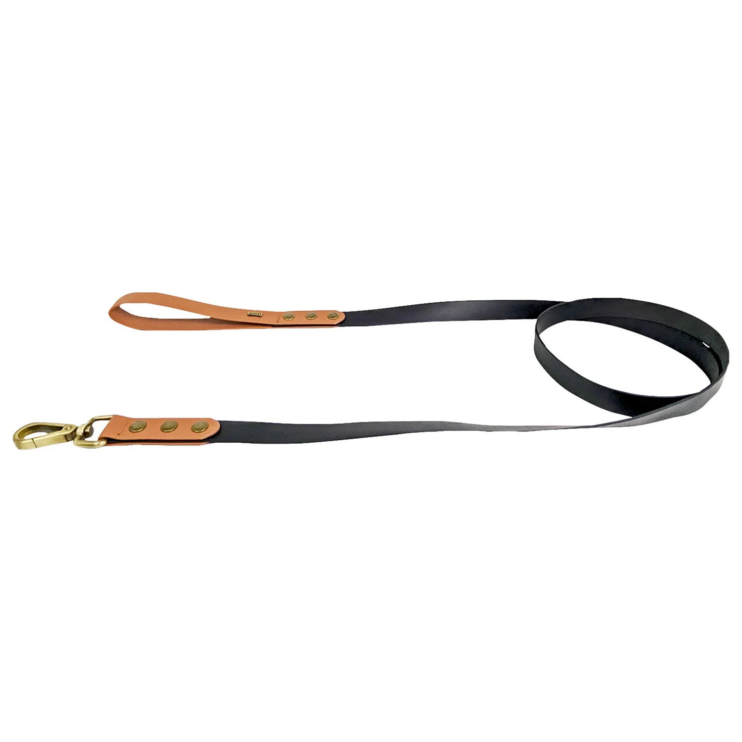 Laisse mince luxe imperméable pour chiens, Noir